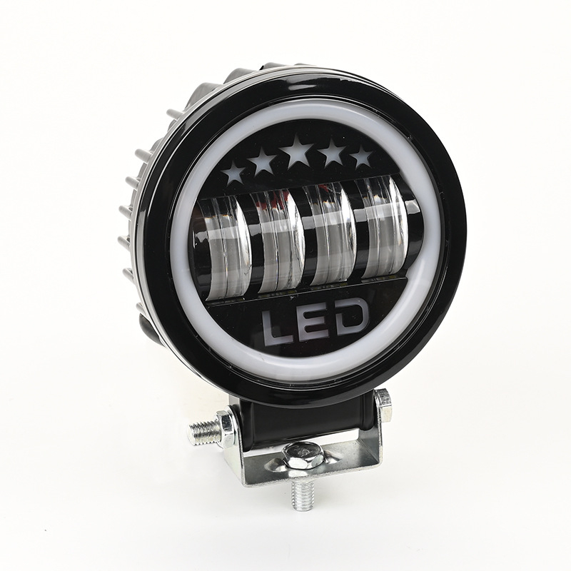 Off-road LED svjetlo s aperture, 40W, 9-36V, 3535 LED, 6000K, aluminijsko kućište + PC leća