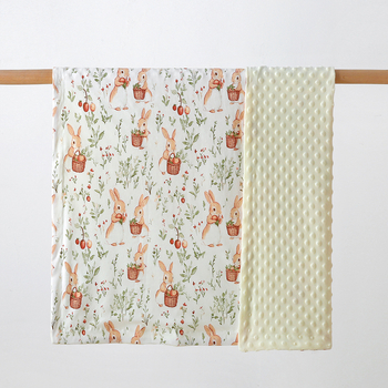 Pinlan бебешко памучно одеяло – зимно, за бебета и деца 1–3 г, многофункционално покривало, персонализирано