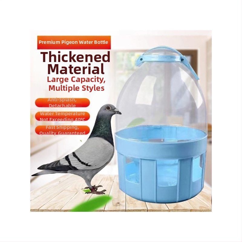Automatický napájač pre holubov, vedro na vodu pre pretekárske holuby, posilnený zásobník vody