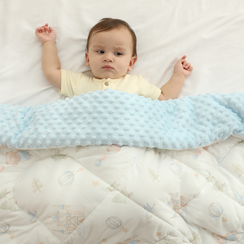 Doudou quilt za djecu, uzorak životinja, poliester vlakno, sigurnosna razina A, za uzrast 3–8 godina, 1100 g