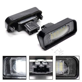 LED svjetlo za stražnji registarski broj za Mercedes W220 S-Class (1999–2005), 12V, 5W, 50.000 sati, 7000K, ABS+LED