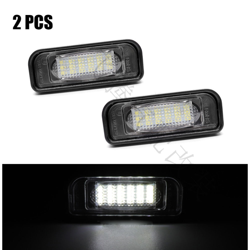 LED svjetlo za stražnji registarski broj za Mercedes W220 S-Class (1999–2005), 12V, 5W, 50.000 sati, 7000K, ABS+LED