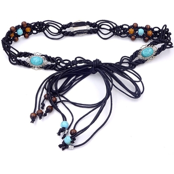 Дамски колан за талия, ръчно тъкана, бохо стил; Материал: памук и лен; Катарама: сплав; Ширина: тънък (<2 см); Метод на закопчаване: катарама; Ръчно бродирани мъниста