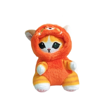 Плюшено Шарк-Кот животно с пълнеж PP памук, супер мека къса плюш, висулка за чанта и ключодържател (за възраст 7–14 г.)