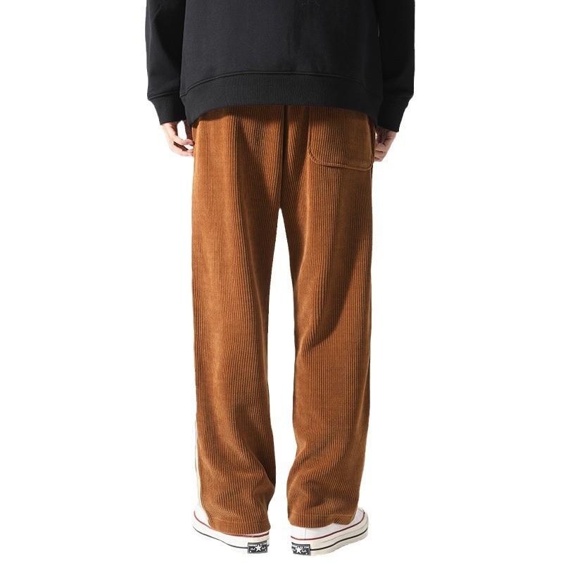 Casual sportske hlače, mladenаčki stil, ravnog kroja, visok struk, s vezicom za stezanje