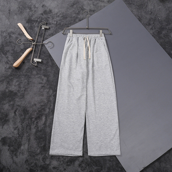 Muške trenirke hlače, široka silueta, modalni materijal, srednji pojas, ravne nogavice, mikroelastičnost