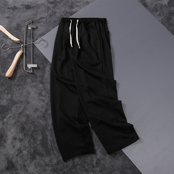 Muške trenirke hlače, široka silueta, modalni materijal, srednji pojas, ravne nogavice, mikroelastičnost