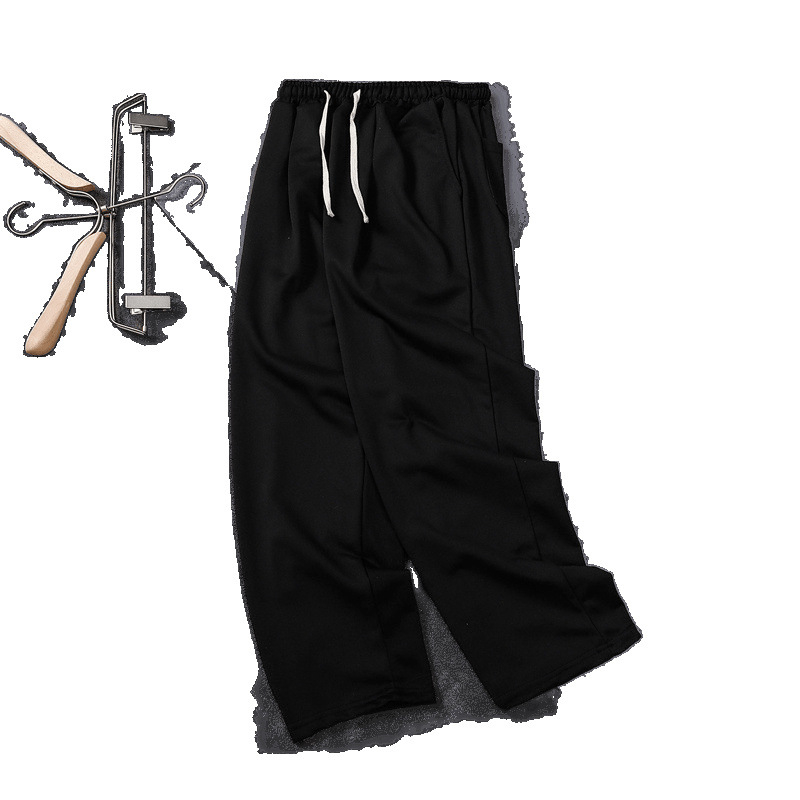 Muške trenirke hlače, široka silueta, modalni materijal, srednji pojas, ravne nogavice, mikroelastičnost