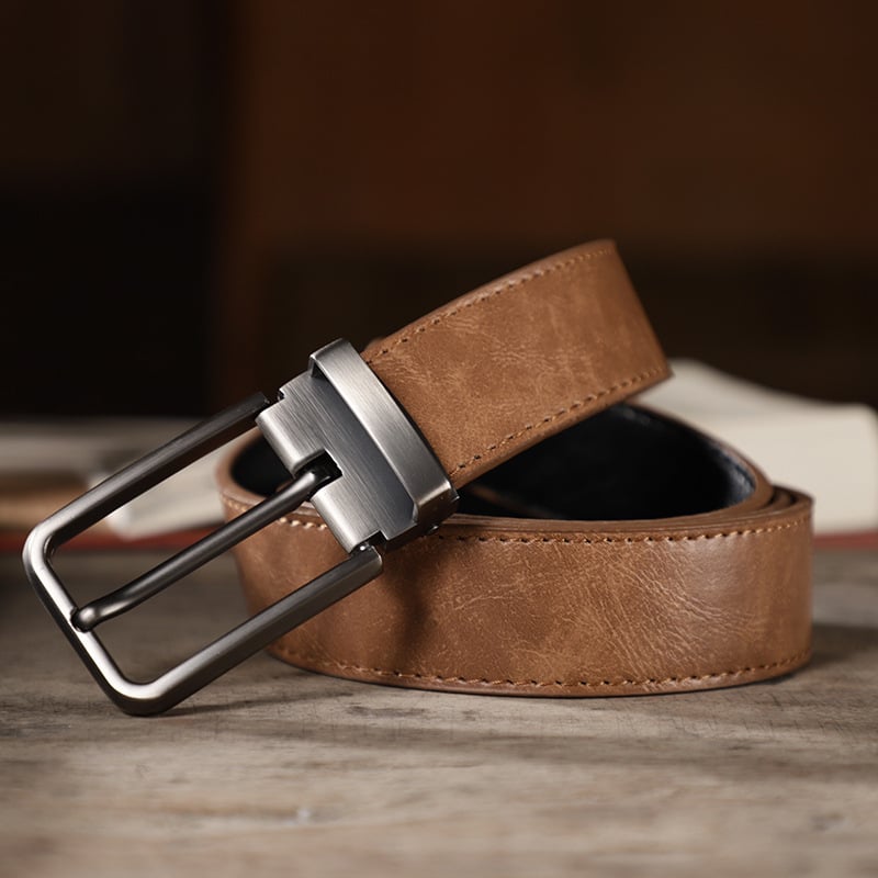 Колан от PU кожа с пряжка с игла от сплав – винтидж стил Хонг Конг, френско ретро – пролет 2024