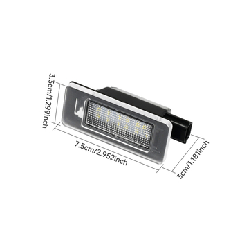 Life in the car LED svjetlo za registarsku pločicu Nissan Altima/Sentra C27, 12V, 3W, 6500K, PC+LED, 50000h