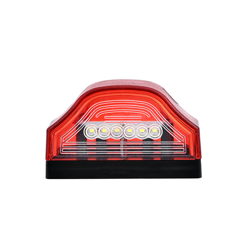 LED svjetla za registarsku ploču auto, kamioni i kombiji – 6 LED, 10–30V, 2W, 6000K, vijek trajanja 20 000 h