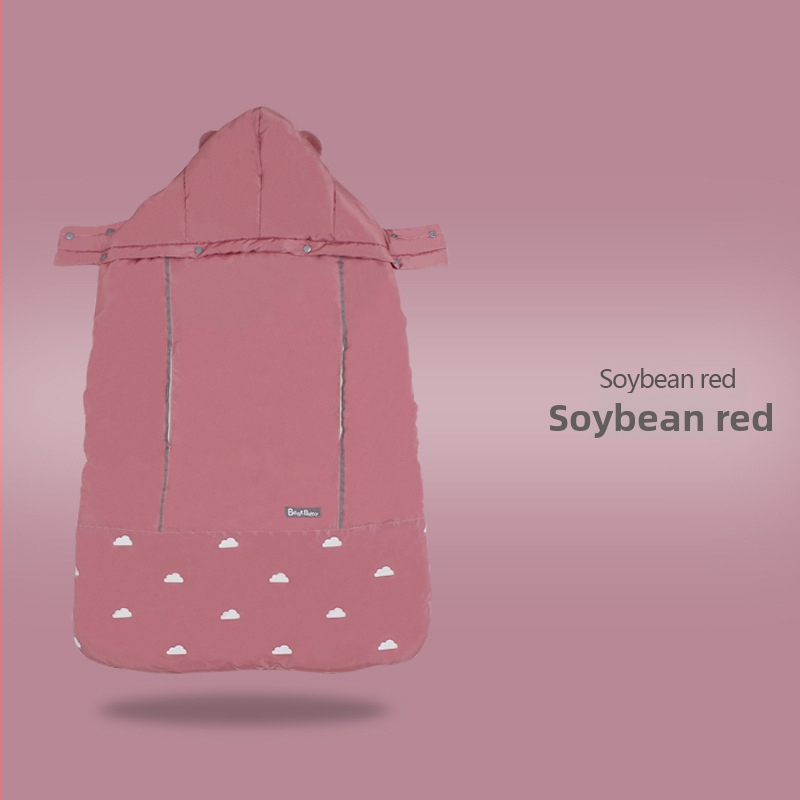 Dječja pelerina od velura, otporna na vjetar i topla za jesen i zimu, za bebe i malu djecu (1–3 godine)