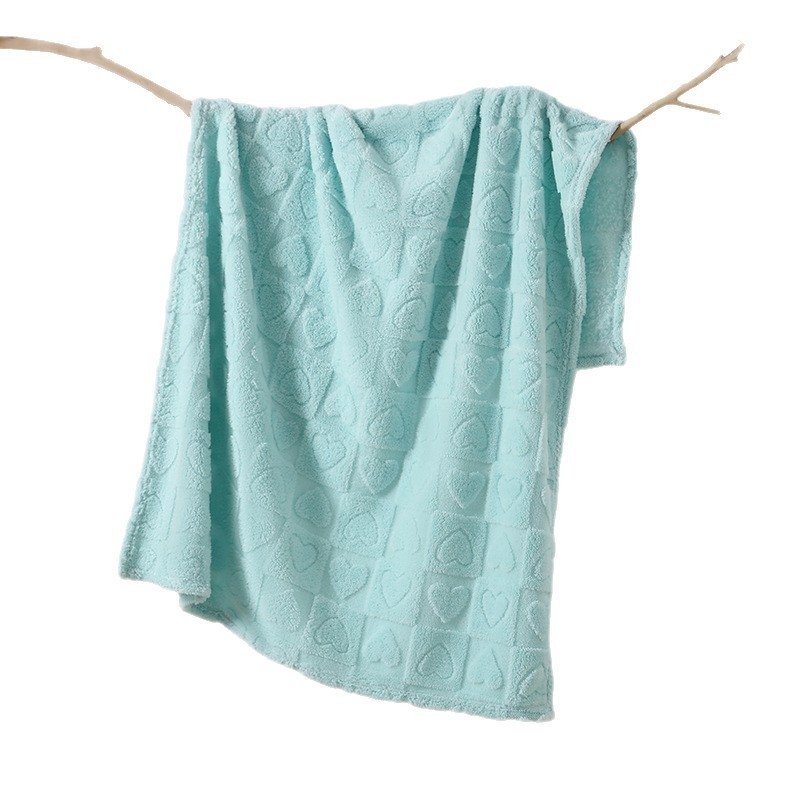 Dječji bath wrap od coral fleece, poliester, težina 200–300 g, pogodno za bebe 1–3 godine