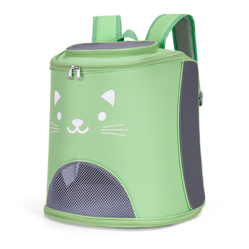 Котешка раница, Оксфорд плат, капацитет 7,5 кг, едноцветен дизайн, чанта за домашни любимци