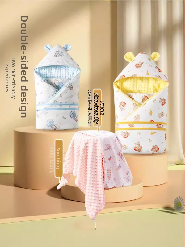 Novorođeni četverosezonski odvojivi quilt, pamuk 95%+, uzorci životinja i crtani filmovi