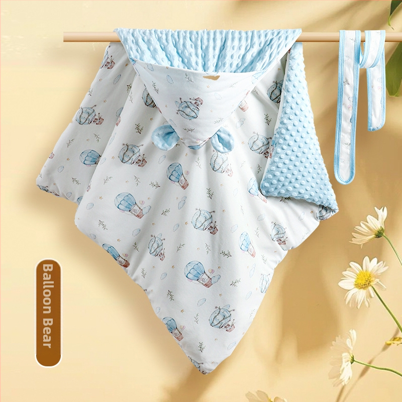 Novorođeni četverosezonski odvojivi quilt, pamuk 95%+, uzorci životinja i crtani filmovi