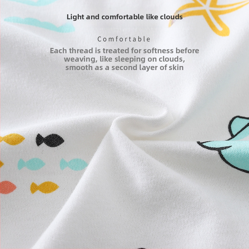 Trostruko podstavljeni dječji swaddle jorgan s motivom leptira, od 100% pamuka, punilo od poliestera, debeo