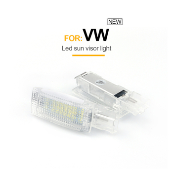 LED svjetlo za sunčevu klonu i svjetlo za šminkanje za VW/Škoda, 12V, 2.8–3W, LED 2835, 6500–7000K, vijek trajanja 20000 h