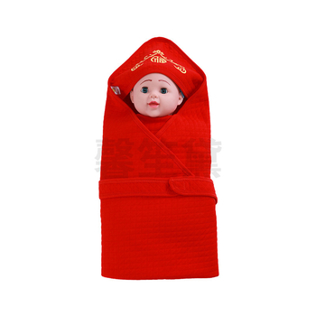 Šal za bebu Leap and Creation — 100% pamuk, četiri sezone upotrebe, jednofarban uzorak, za novorođenčad (0–12 mjeseci)