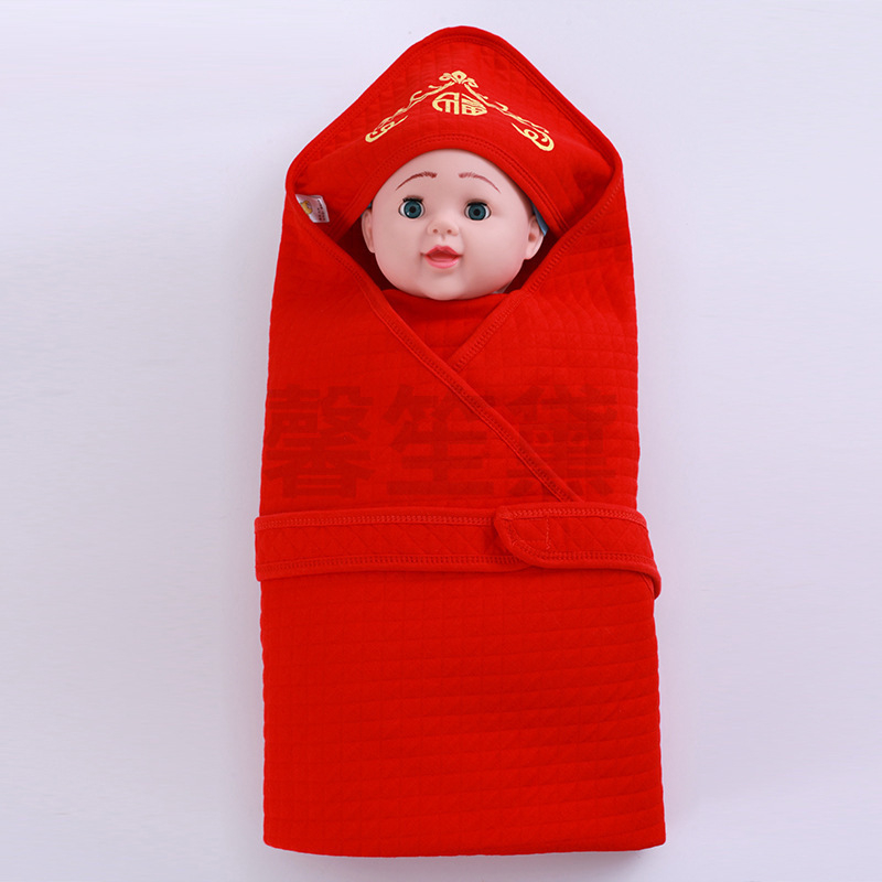 Šal za bebu Leap and Creation — 100% pamuk, četiri sezone upotrebe, jednofarban uzorak, za novorođenčad (0–12 mjeseci)