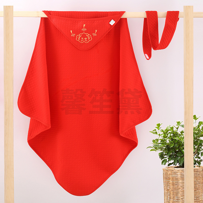 Šal za bebu Leap and Creation — 100% pamuk, četiri sezone upotrebe, jednofarban uzorak, za novorođenčad (0–12 mjeseci)