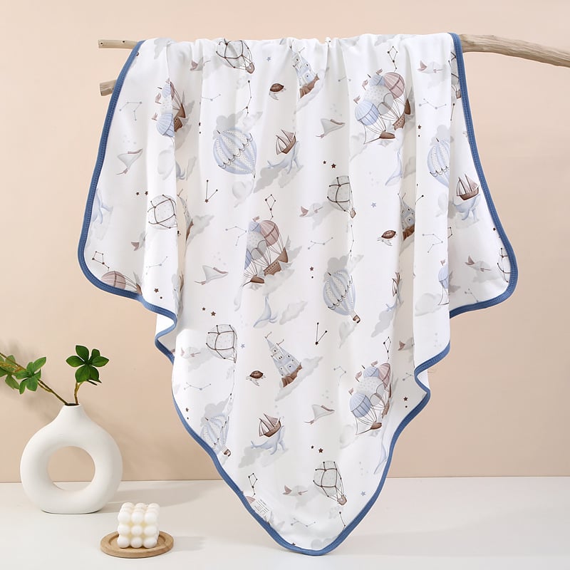 Deka za uvijanje novorođenčadi - 100% pamuk, mekana i prozračna, tanka - motiv životinja