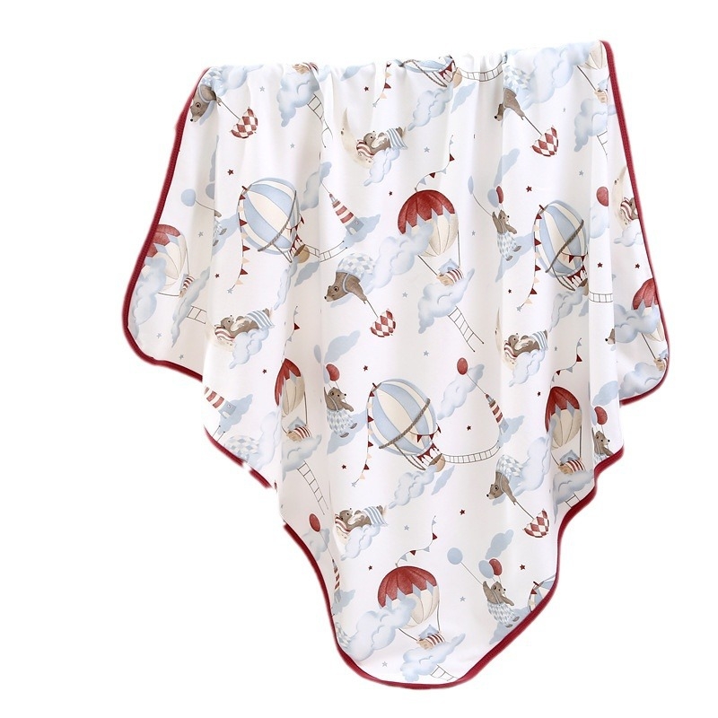 Deka za uvijanje novorođenčadi - 100% pamuk, mekana i prozračna, tanka - motiv životinja