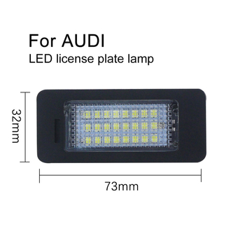 Lampa za registarsku pločicu za Audi/Volkswagen – LED+PC, 12V, 2W, 2835 LED, vijek trajanja 50.000 h
