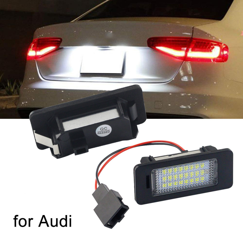 Lampa za registarsku pločicu za Audi/Volkswagen – LED+PC, 12V, 2W, 2835 LED, vijek trajanja 50.000 h