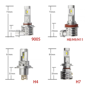 LED automobilska svjetla M4 — 26W, 24V, 10000 lm, IP65, univerzalna, visoki i niski snop