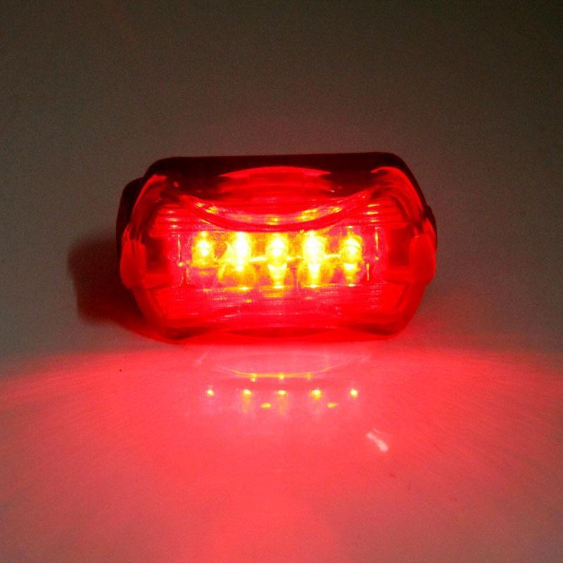 5 LED-es kerékpár hátsó lámpa, villogó üzemmóddal éjszakai tekeréshez MTB-hez; feldolgozás testreszabható és licencelhető magáncímke