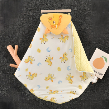 Бебешко одеяло за новородени, пълнеж полиестерно влакно, плат от 100% памук