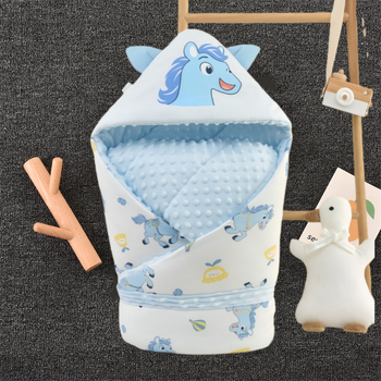 Бебешко одеяло за новородени, пълнеж полиестерно влакно, плат от 100% памук