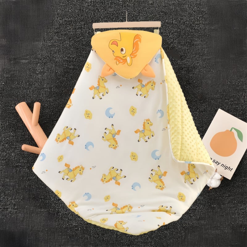 Бебешко одеяло за новородени, пълнеж полиестерно влакно, плат от 100% памук