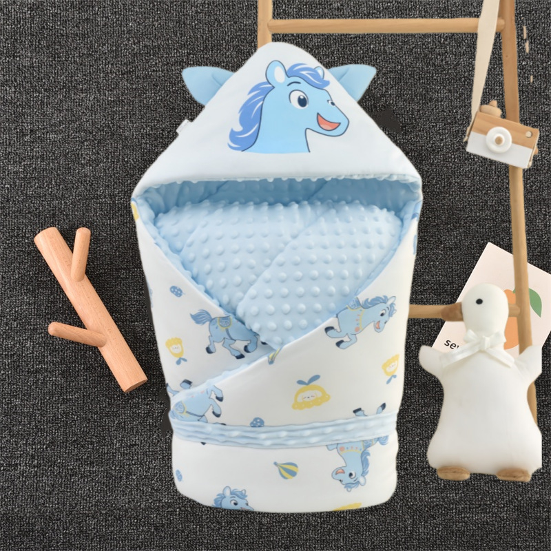 Бебешко одеяло за новородени, пълнеж полиестерно влакно, плат от 100% памук