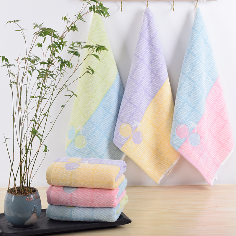 Dječji ručnik od čistog pamuka, Jacquard tkanina, 32 vlakana, težina ispod 50 g, mogućnost logotipa