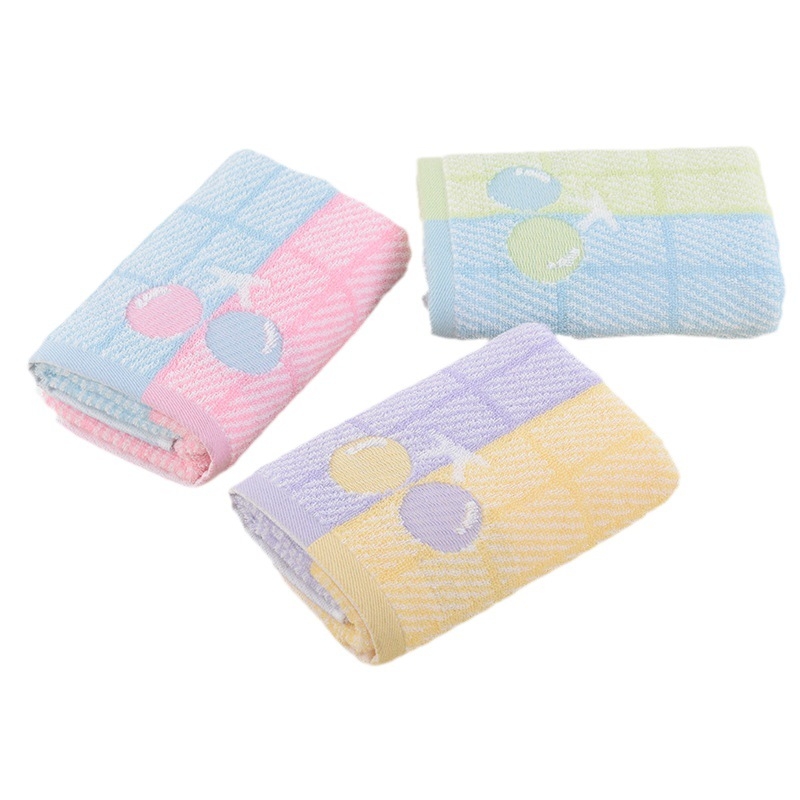 Dječji ručnik od čistog pamuka, Jacquard tkanina, 32 vlakana, težina ispod 50 g, mogućnost logotipa