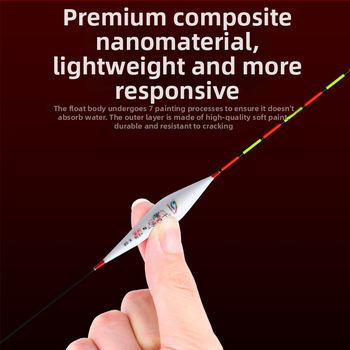 Vertikálne driftové plávky pre rybolov — Telepathy, kompozitný materiál