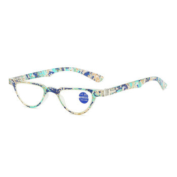 Női olvasószemüveg anti-kékfény, kis négyzet alakú keret dragon-főnix díszítéssel, AC lencsék, teljes keret PC keret, 2024 ősz kiadás