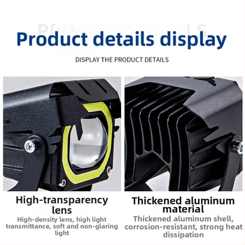 LED prednje svjetlo za električna vozila, 30W, 12-80V, IP67, 3000–6500 lm