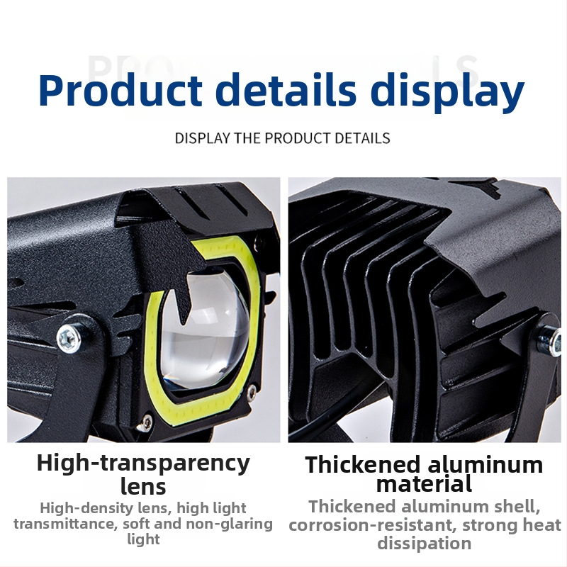 LED prednje svjetlo za električna vozila, 30W, 12-80V, IP67, 3000–6500 lm