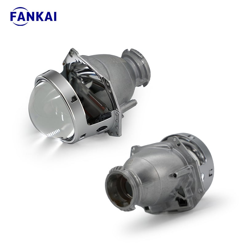Automobilska prednja svjetiljka s dvostrukom lećom, 55W, 12V, 6000LM, aluminijska legura, vijek trajanja 30000h