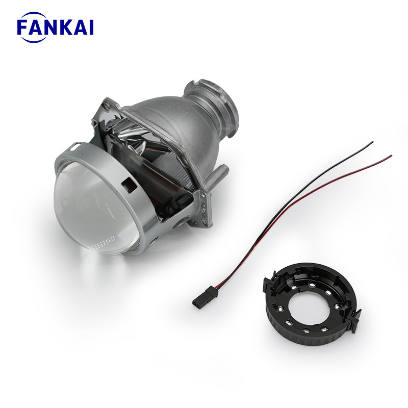 Automobilska prednja svjetiljka s dvostrukom lećom, 55W, 12V, 6000LM, aluminijska legura, vijek trajanja 30000h