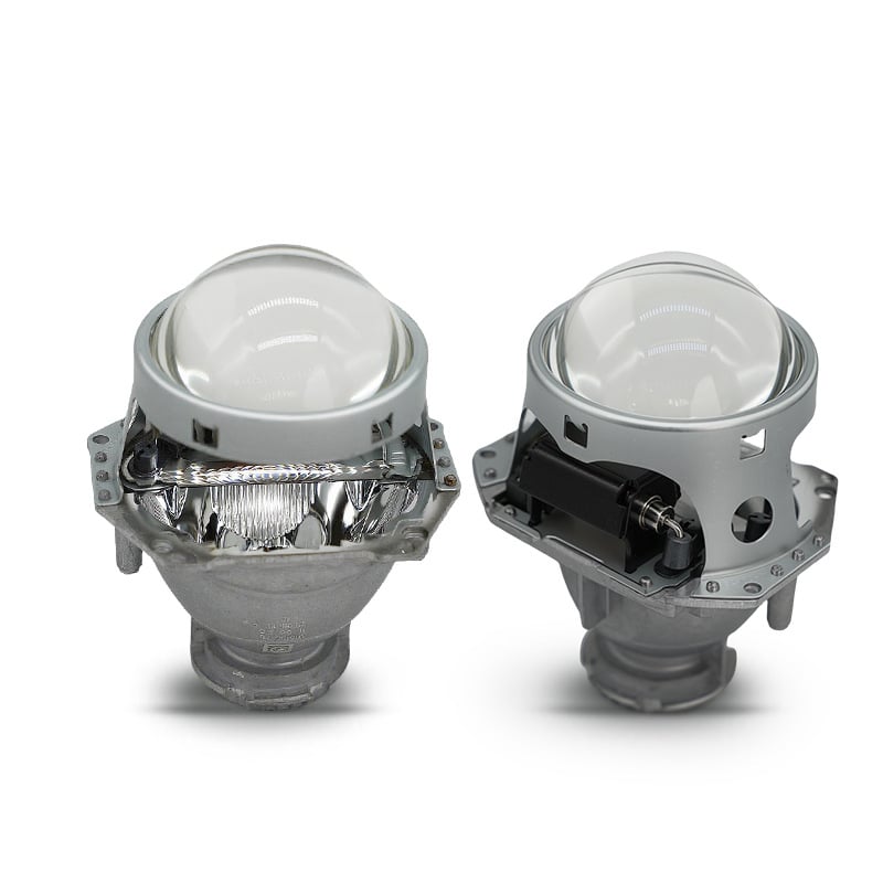 Automobilska prednja svjetiljka s dvostrukom lećom, 55W, 12V, 6000LM, aluminijska legura, vijek trajanja 30000h