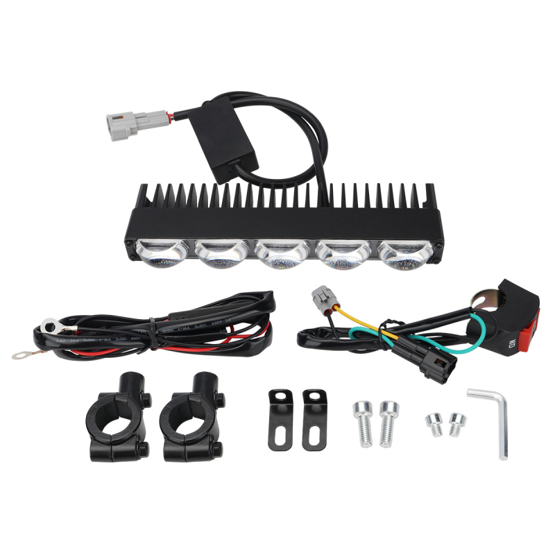 LED reflektor s pet očiju za automobil i motocikl, aluminijsko kućište, 12V, 5W, model Motor294-5z-wy-1