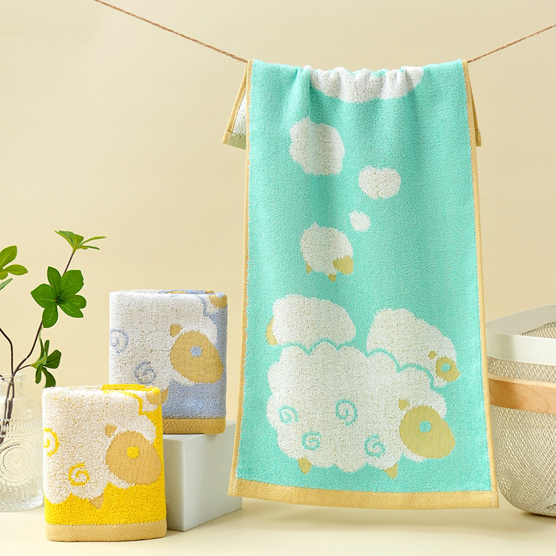 Dječji ručnik od bambusovih vlakana, jacquard, 32 niti, 50–80 g, za bebe i djecu