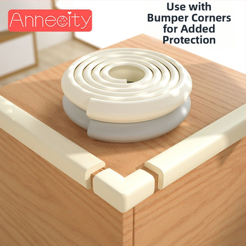 Detský ochranný roh stola - samolepiaca ochrana hrán, mäkká ochranná podložka pre bezpečnosť dieťaťa (Značka: Powerful merchant)