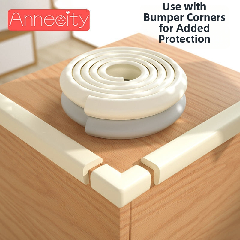 Detský ochranný roh stola - samolepiaca ochrana hrán, mäkká ochranná podložka pre bezpečnosť dieťaťa (Značka: Powerful merchant)