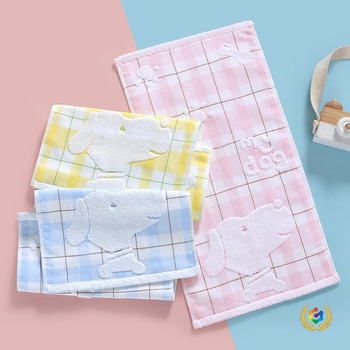 Dječji ručnik, 100% pamuk, jacquard tkanina, prugasti uzorak, težina 50-80 g