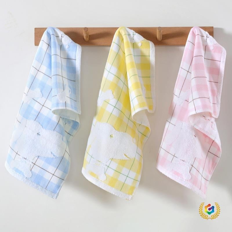 Dječji ručnik, 100% pamuk, jacquard tkanina, prugasti uzorak, težina 50-80 g